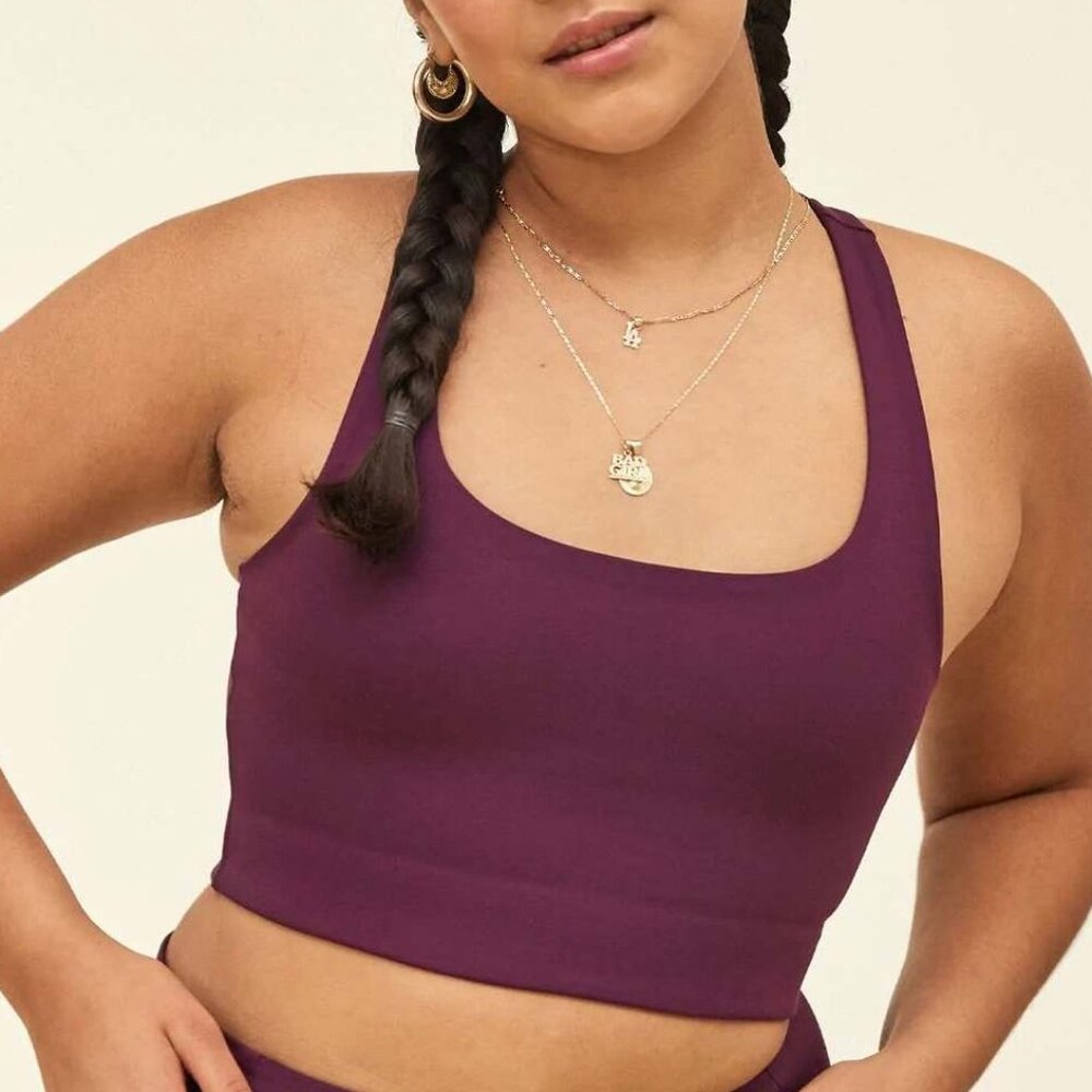 [Girlfriend Collective] Paloma Bra in Plum Small
